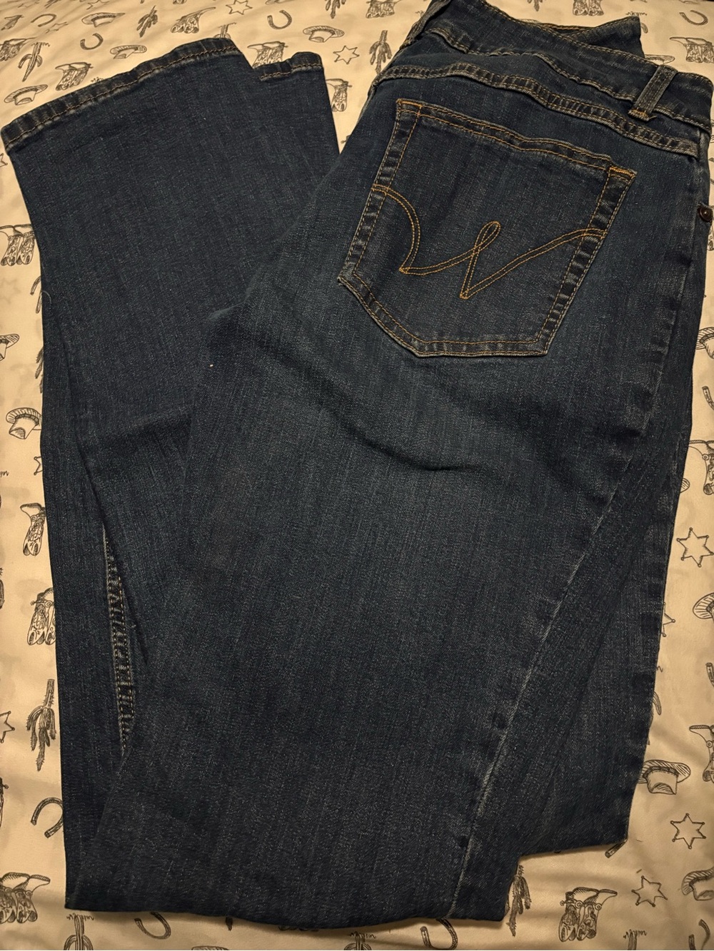 Dark Blue Women's Boot Cut Jeans - Classic Denim